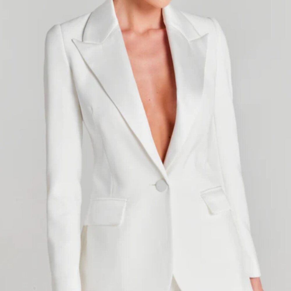 NWT Nadine Merabi Natasha White Blazer Sz XS